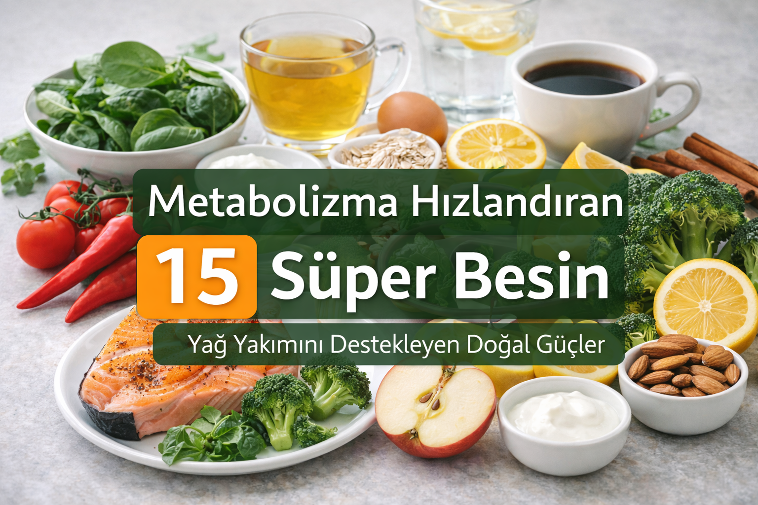 Metabolizma Hızlandıran 15 Süper Besin